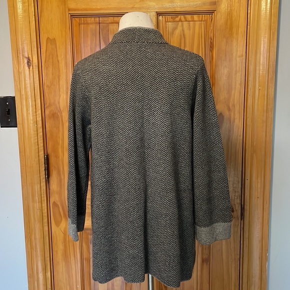 Long 1 button cardigan - Picture 4 of 9